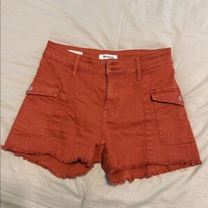 Vigoss Burnt Orange Denim Shorts